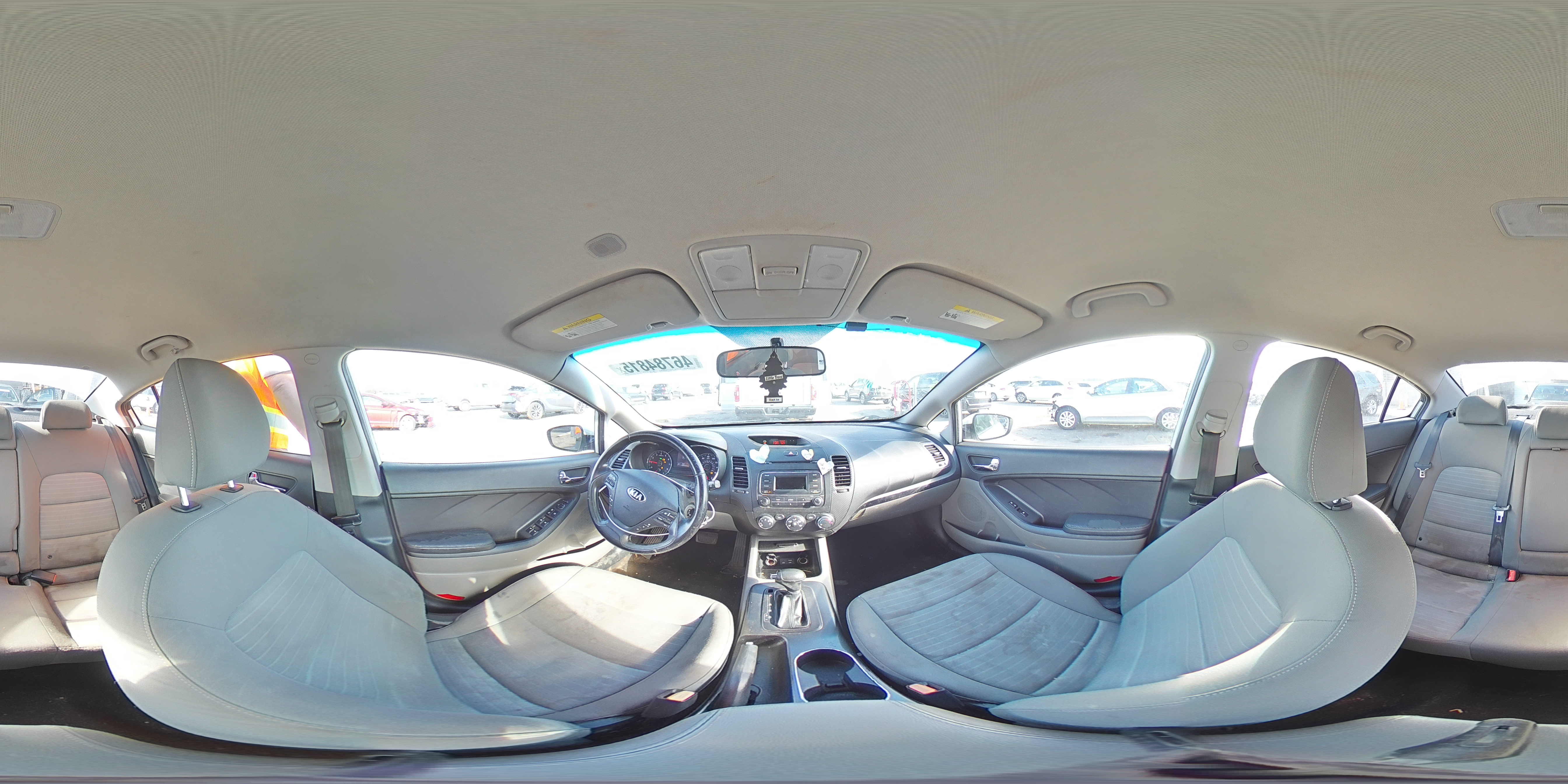2015 KIA Forte VIN KNAFX4A84F5368997 Copart auction photo, side / minor dent/scratches damage thumbnail 12