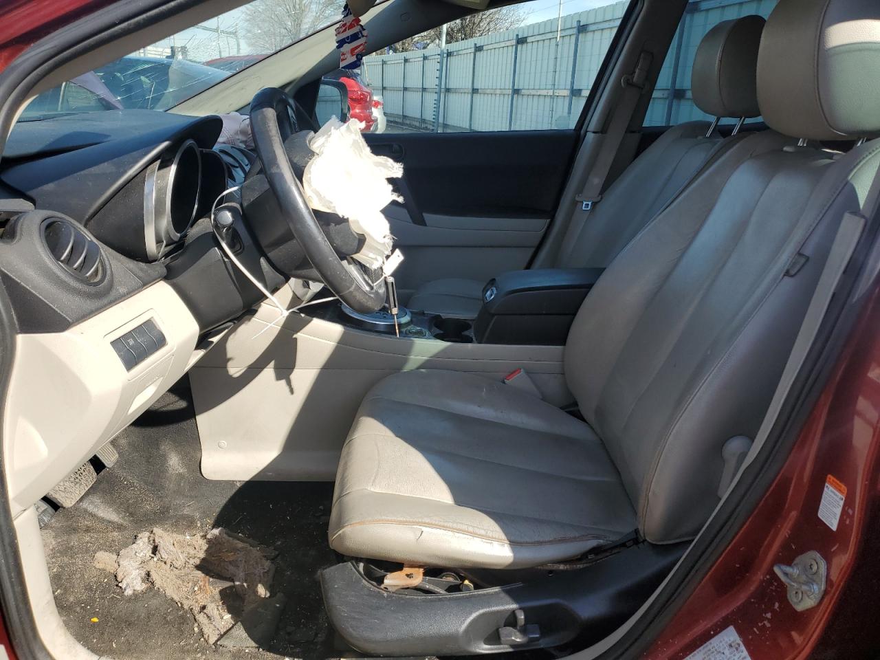 2009 Mazda CX-7 VIN JM3ER293390226025 Copart auction photo, front end damage thumbnail 7