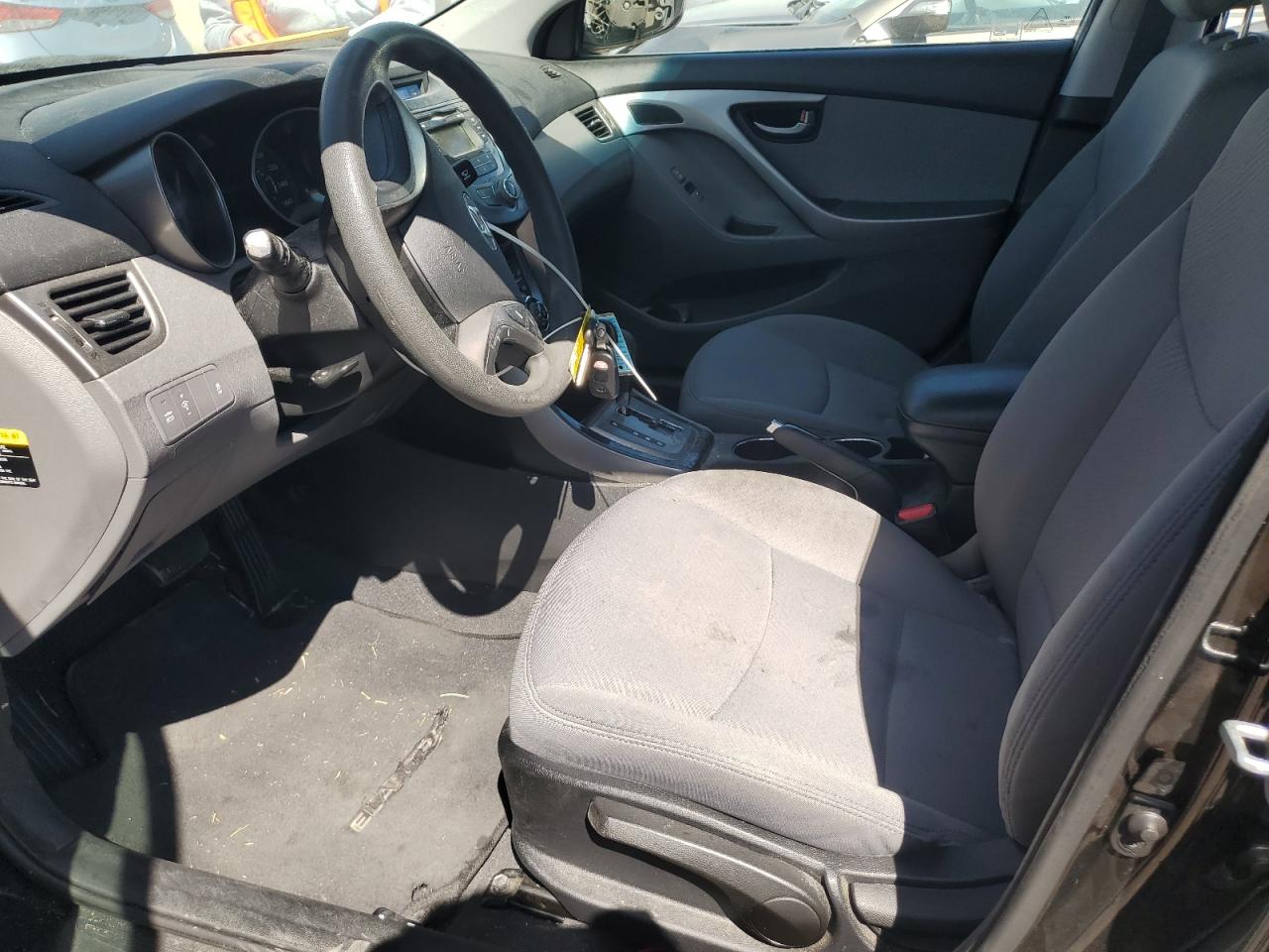 2013 Hyundai Elantra VIN 5NPDH4AE0DH174087 Copart auction photo, side / front end damage thumbnail 7