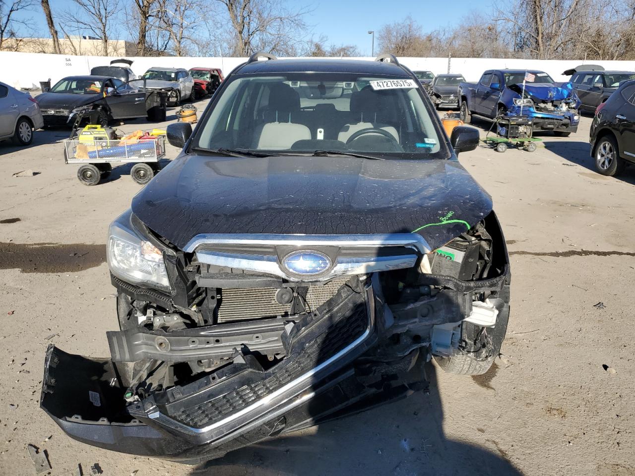 2018 Subaru Forester VIN JF2SJAGCXJH442459 Copart auction photo, front end / rear end damage thumbnail 5