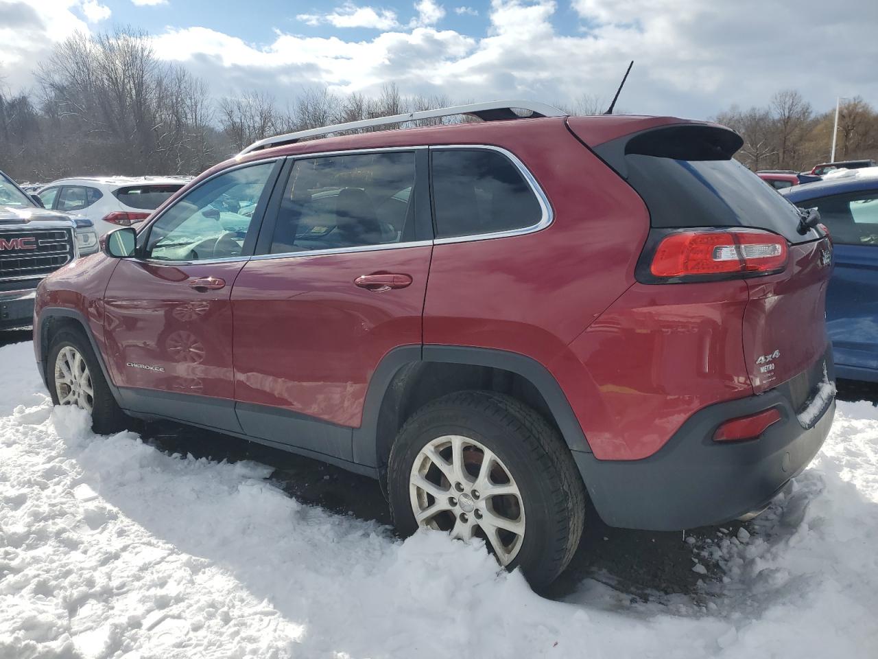 2015 Jeep Grand Cherokee VIN 1C4PJMCB9FW773667 Copart auction photo, front end / undercarriage damage thumbnail 2