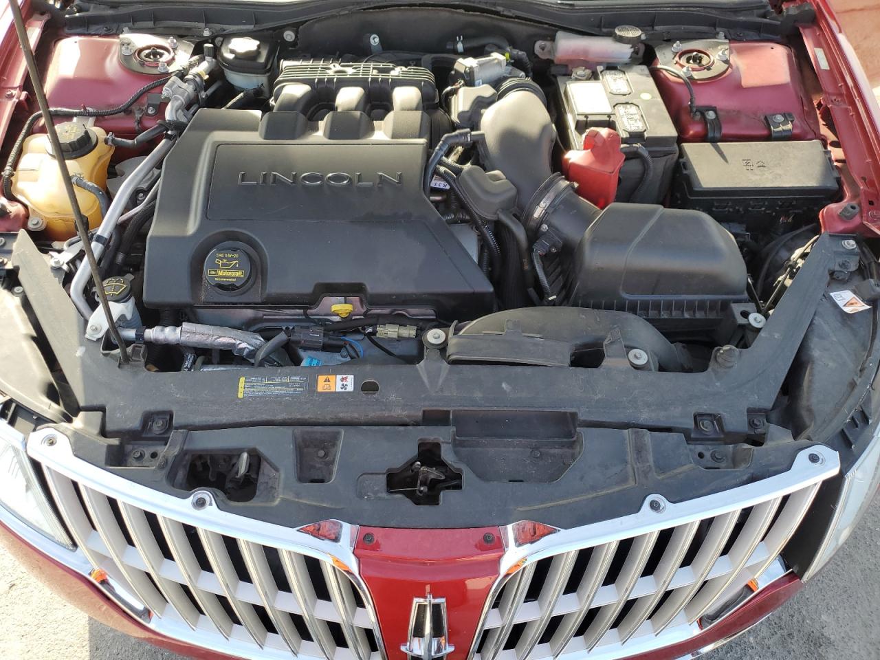 2012 Lincoln MKZ VIN 3LNHL2GCXCR834265 Copart auction photo, front end damage thumbnail 11