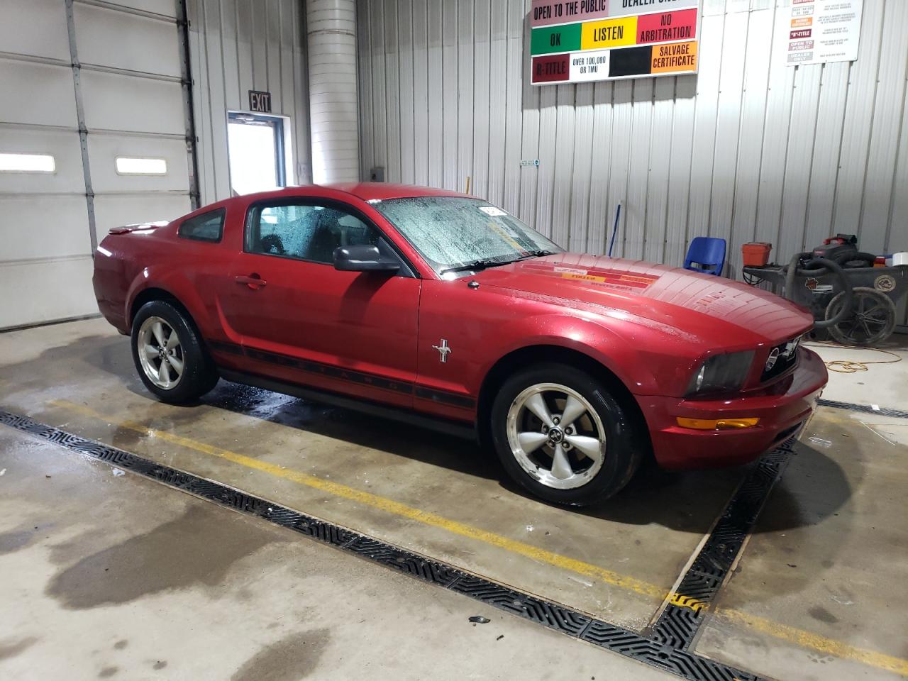 2007 Ford Mustang VIN 1ZVHT80NX75350475 Copart auction photo, minor dent/scratches damage thumbnail 4