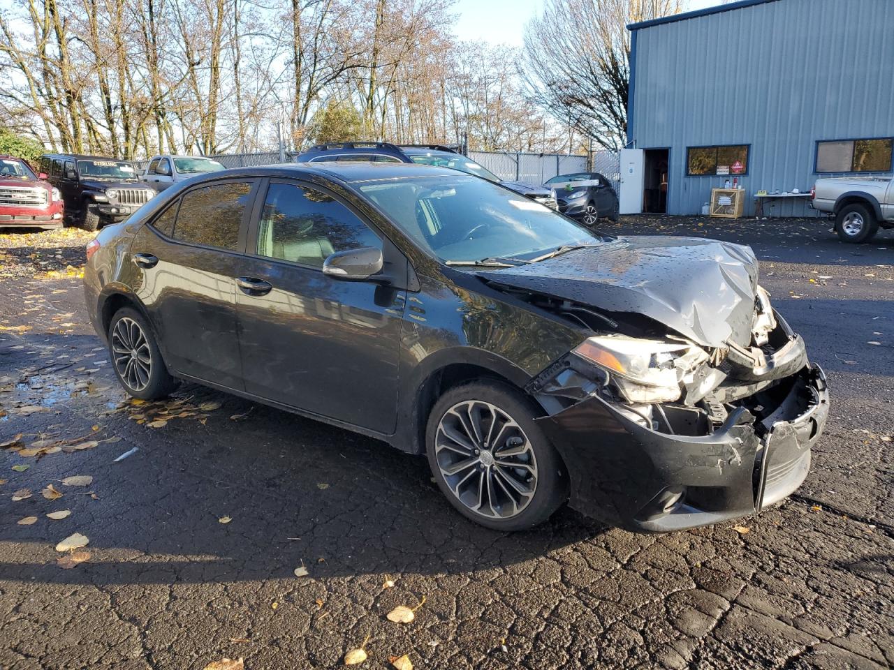 2016 Toyota Corolla VIN 2T1BURHE0GC716267 Copart auction photo, front end damage thumbnail 4