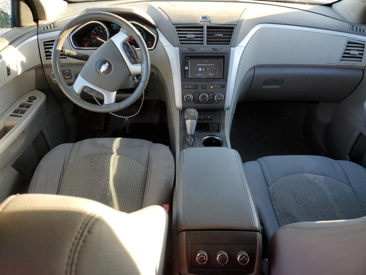 2010 Chevrolet Traverse VIN 1GNLRFED2AJ200608 Copart auction photo, top/roof / rear end damage thumbnail 8