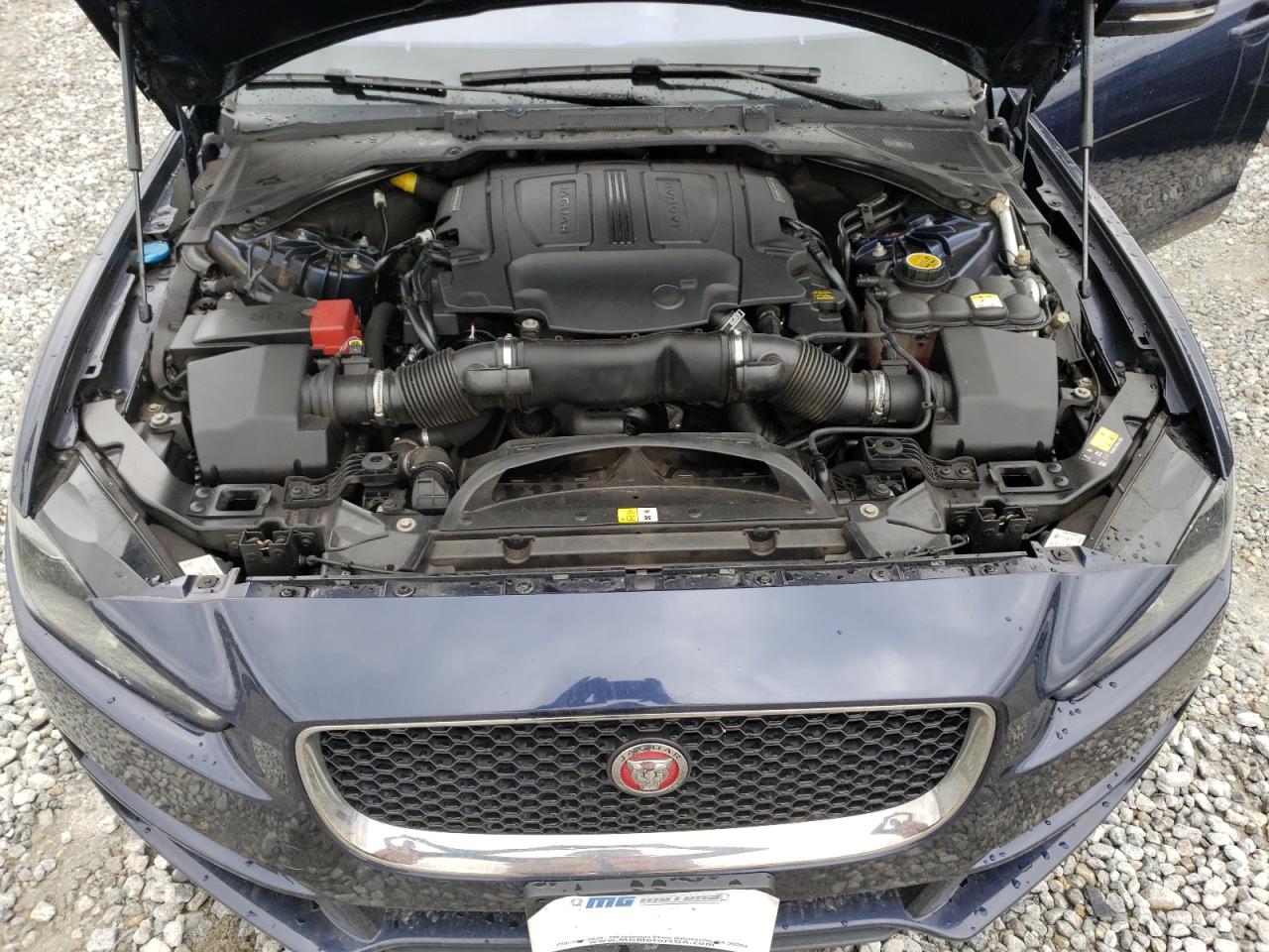 2017 Jaguar XE VIN SAJAJ4BV5HA969916 Copart auction photo, side / front end damage thumbnail 11