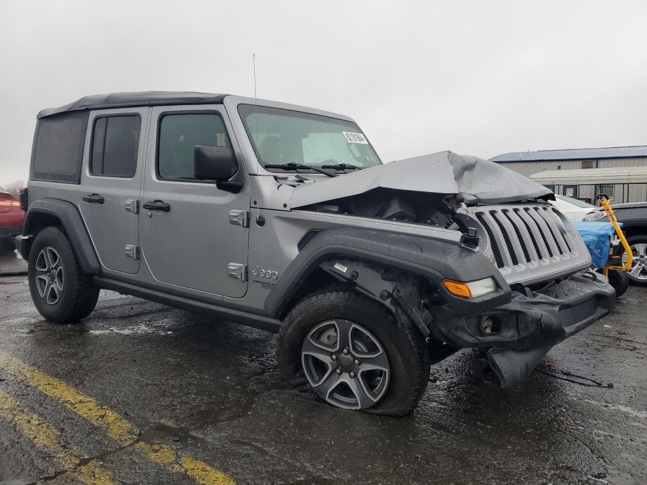 2020 Jeep Wrangler VIN 1C4HJXDNXLW112112 Copart auction photo, front end damage thumbnail 4