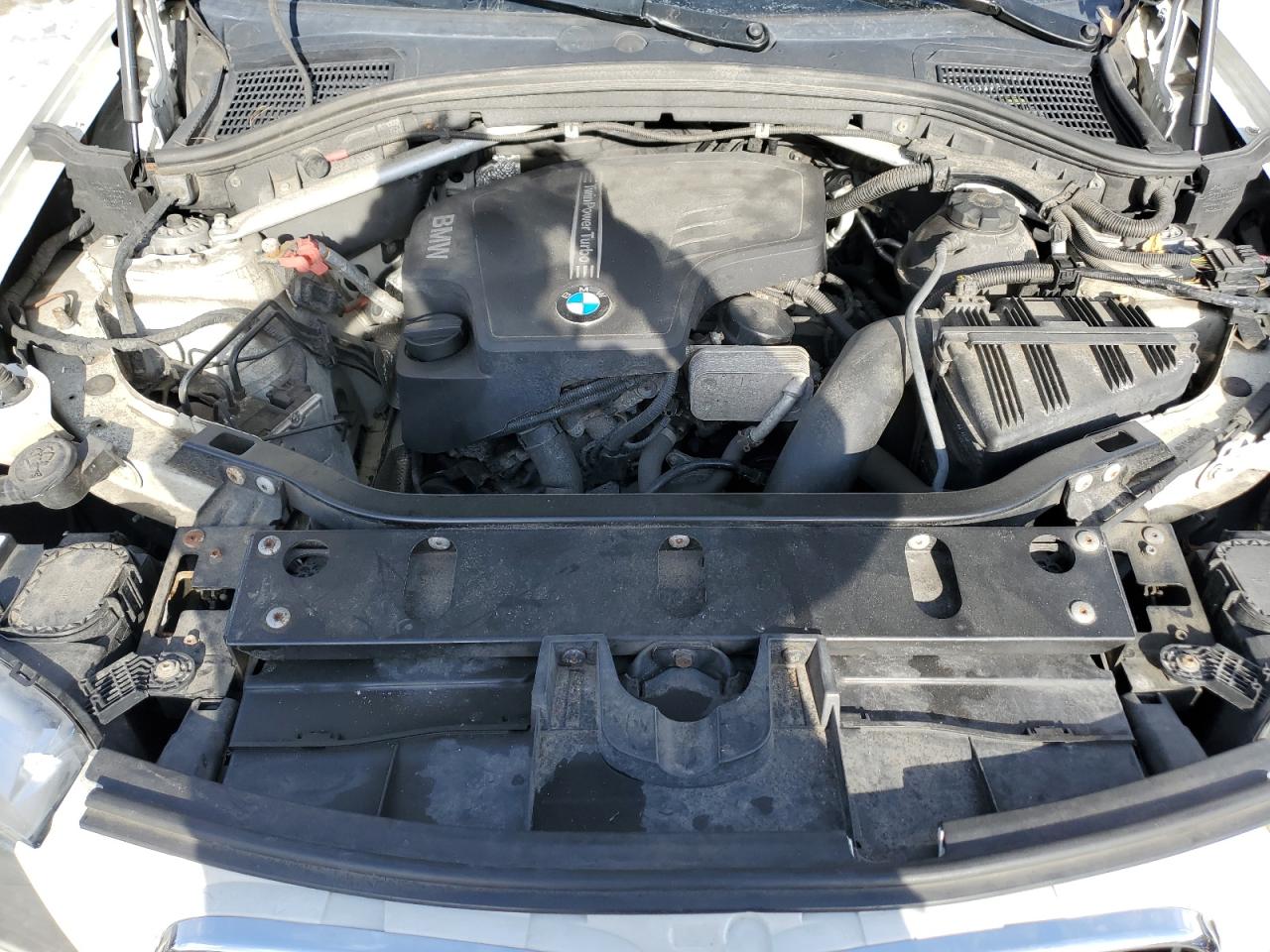 2013 BMW X3 VIN 5UXWX9C50D0A18507 Copart auction photo, undercarriage / front end damage thumbnail 12