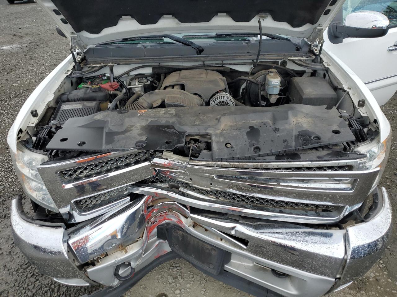 2013 Chevrolet Silverado VIN 3GCPKSE73DG125926 Copart auction photo, front end damage thumbnail 11