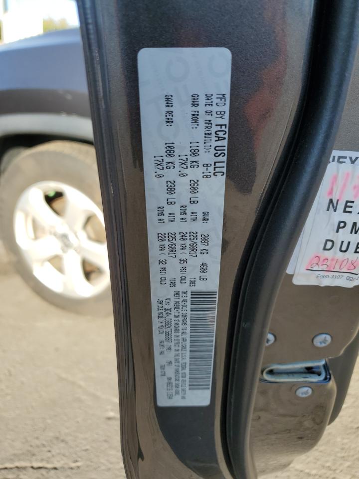 2019 Jeep Compass VIN 3C4NJDBB2KT596887 Copart auction photo, undercarriage / rear end damage thumbnail 13
