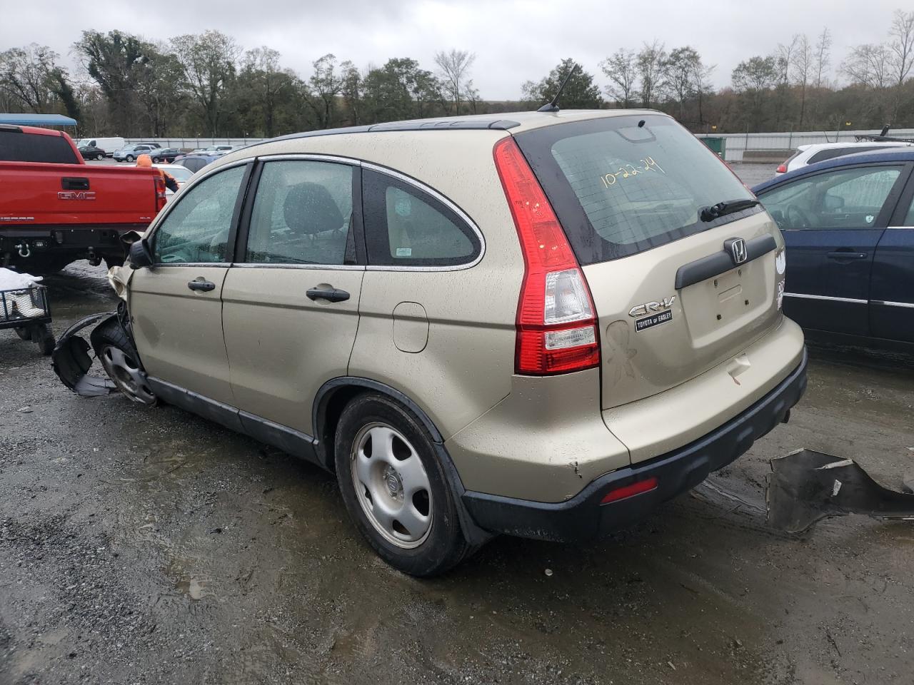 2009 Honda CR-V VIN 5J6RE383X9L031643 Copart auction photo, front end / undercarriage damage thumbnail 2