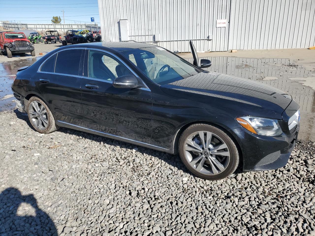 2018 Mercedes-Benz C-klasse VIN 55SWF4JB3JU236742 Copart auction photo, rear end damage thumbnail 4