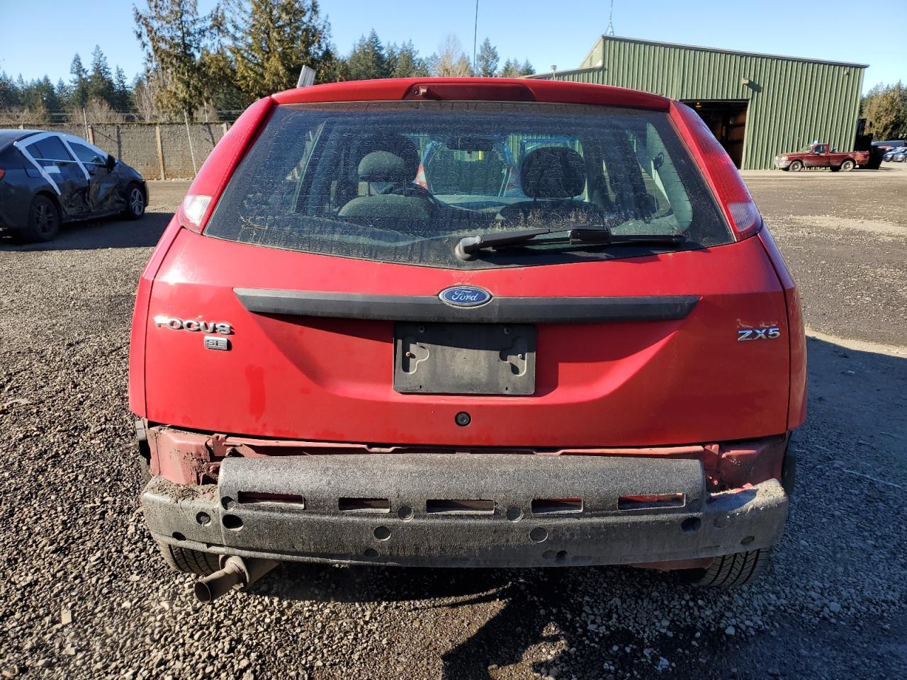 2006 Ford Focus VIN 1FAFP37N76W141037 Copart auction photo, rear end damage thumbnail 6