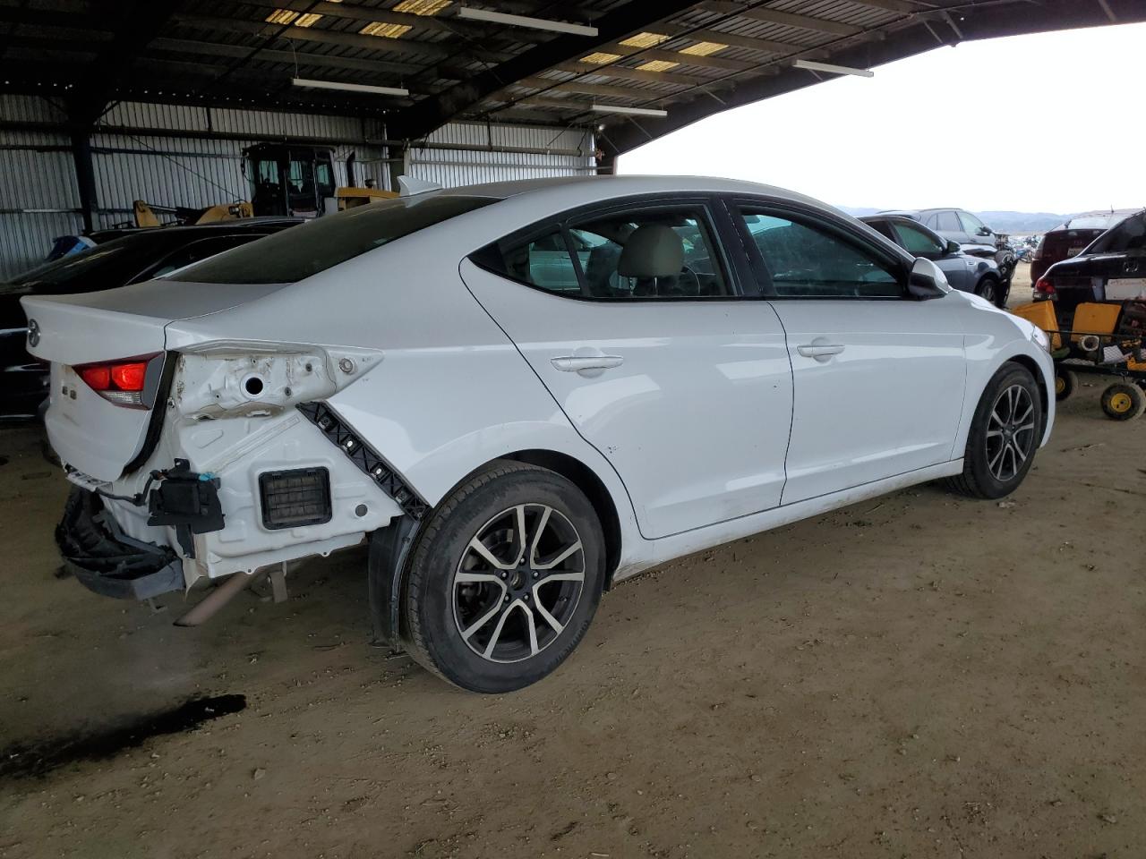2018 Hyundai Elantra VIN 5NPD84LF6JH225352 Copart auction photo, rear end / front end damage thumbnail 3