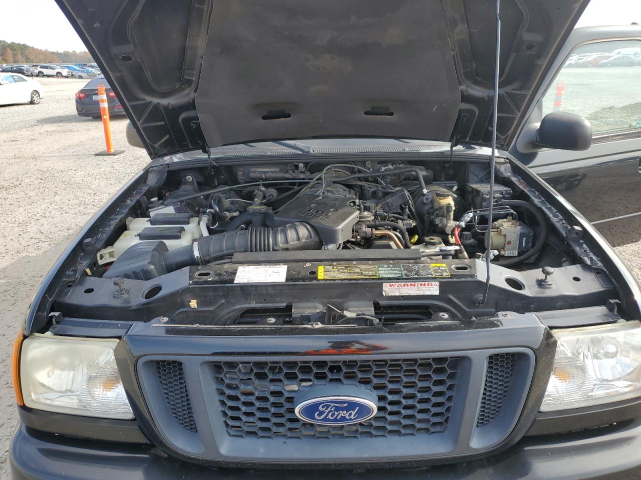 2005 Ford Ranger VIN 1FTZR45E15PB10076 Copart auction photo, front end / mechanical damage thumbnail 11
