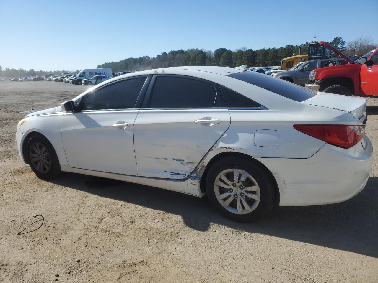 2012 Hyundai Sonata VIN 5NPEB4AC9CH333045 Copart auction photo, side / rear end damage thumbnail 2