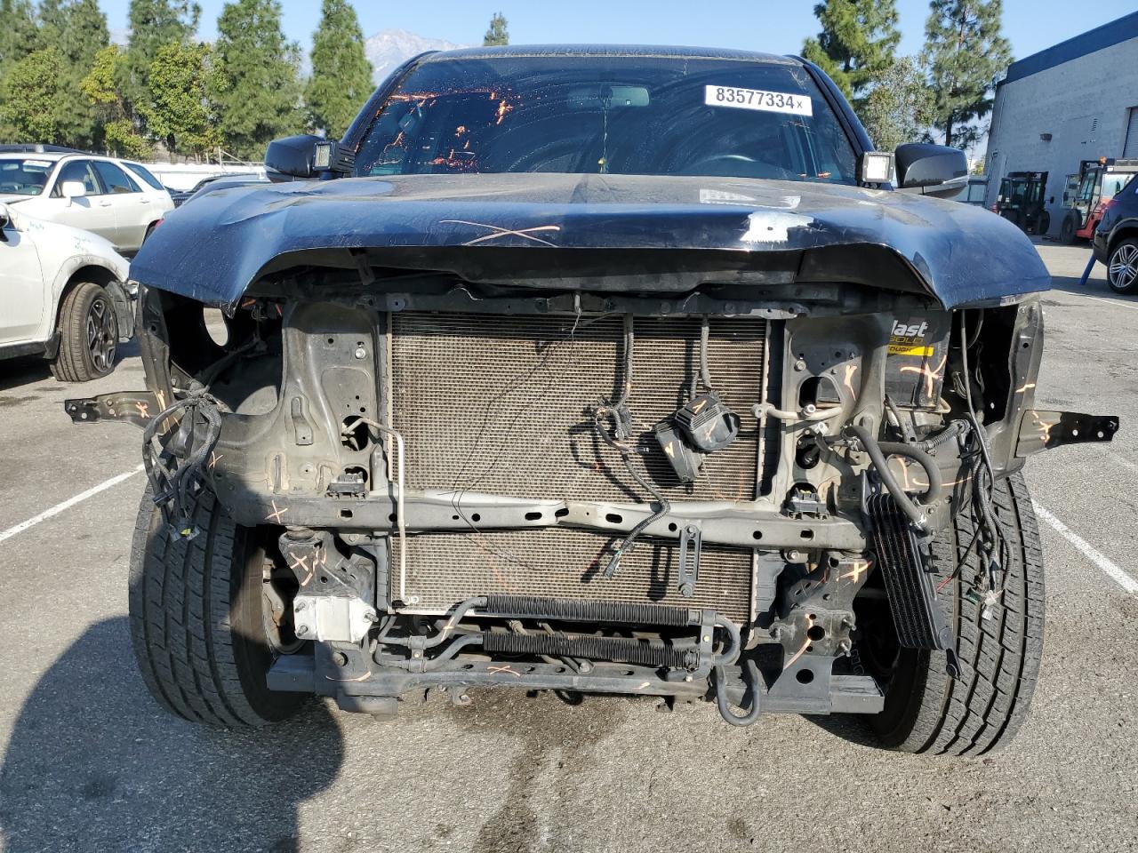 2017 Toyota Tacoma VIN 5TFCZ5ANXHX115962 Copart auction photo, front end damage thumbnail 5