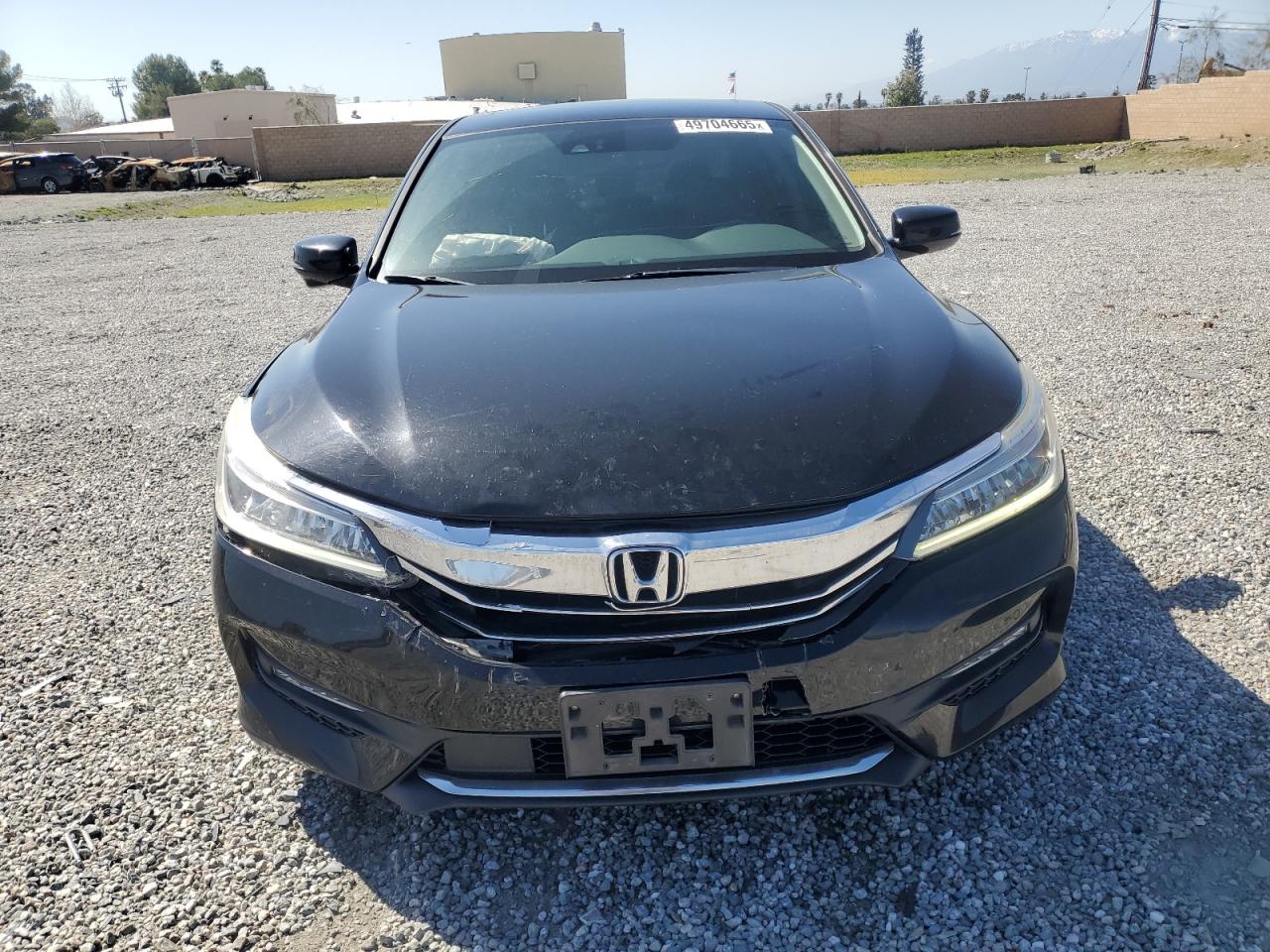 2017 Honda Accord VIN 1HGCR3F97HA027116 Copart auction photo, front end damage thumbnail 5