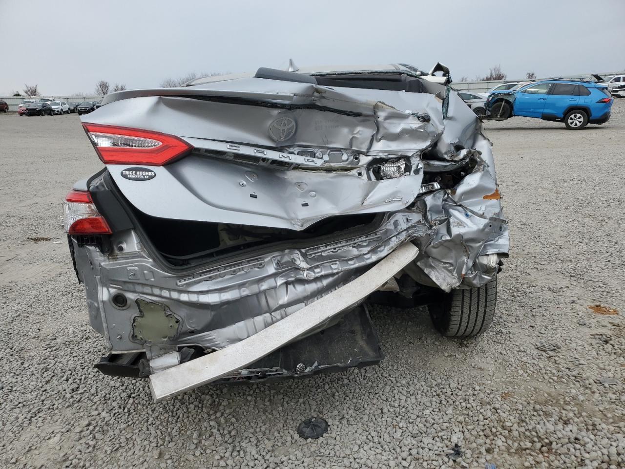 2020 Toyota Camry VIN 4T1G11AK3LU944322 Copart auction photo, rear end / front end damage thumbnail 6