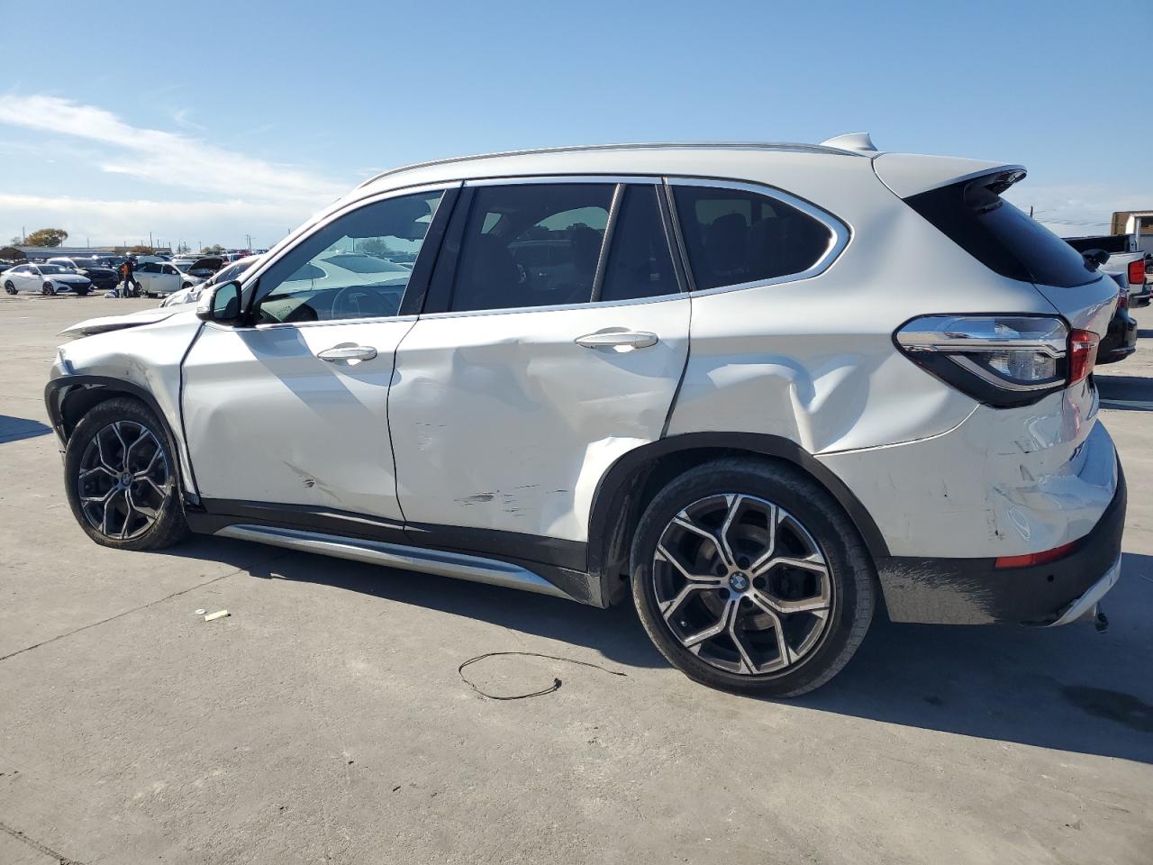 2020 BMW X1 VIN WBXJG7C01L5R93829 Copart auction photo, all over damage thumbnail 2