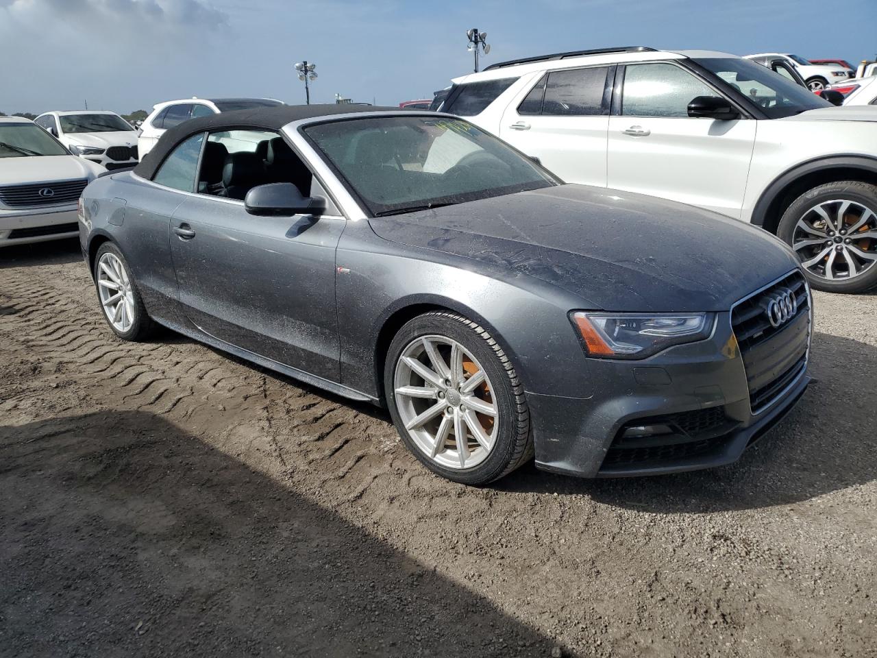 2017 Audi A5 VIN WAUD2AFH5HN003342 Copart auction photo, water/flood damage thumbnail 4