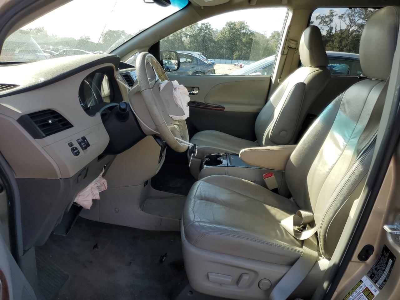 2012 Toyota Sienna VIN 5TDYK3DC1CS196339 Copart auction photo, front end / minor dent/scratches damage thumbnail 7