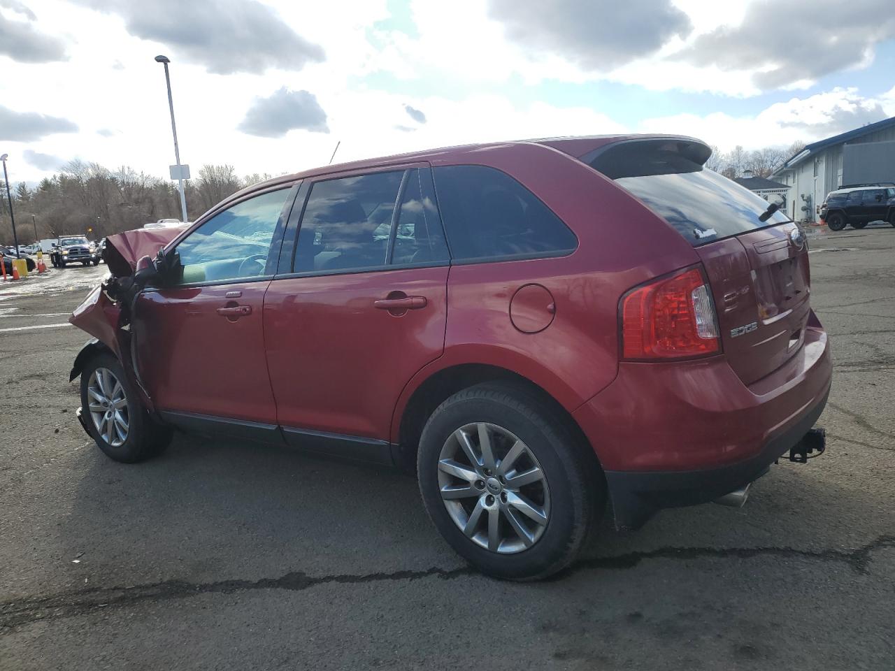 2013 Ford Edge VIN 2FMDK3JC8DBC11050 Copart auction photo, front end damage thumbnail 2