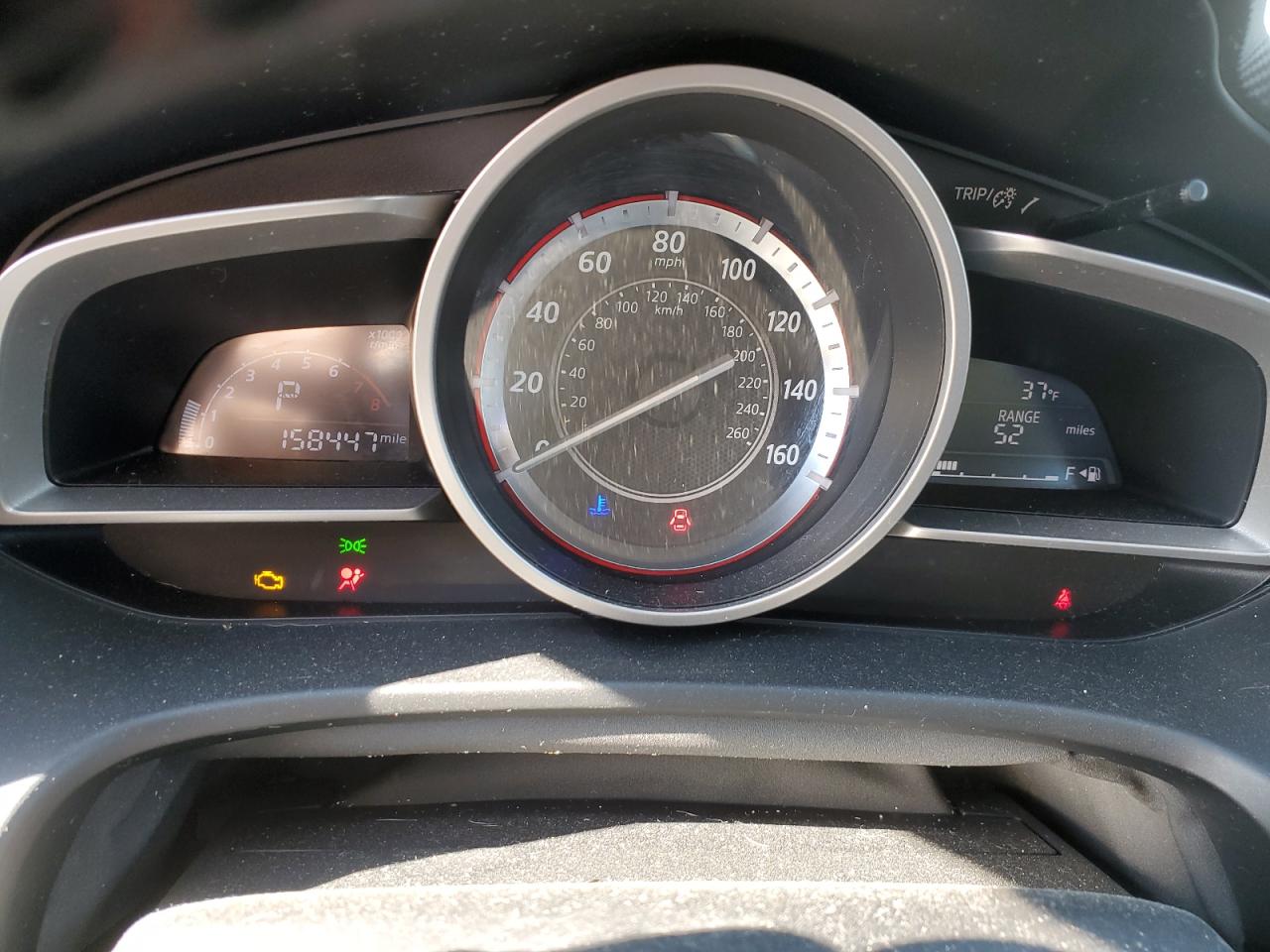 2014 Mazda 3 VIN JM1BM1M78E1210163 Copart auction photo, unknown / rear end damage thumbnail 9