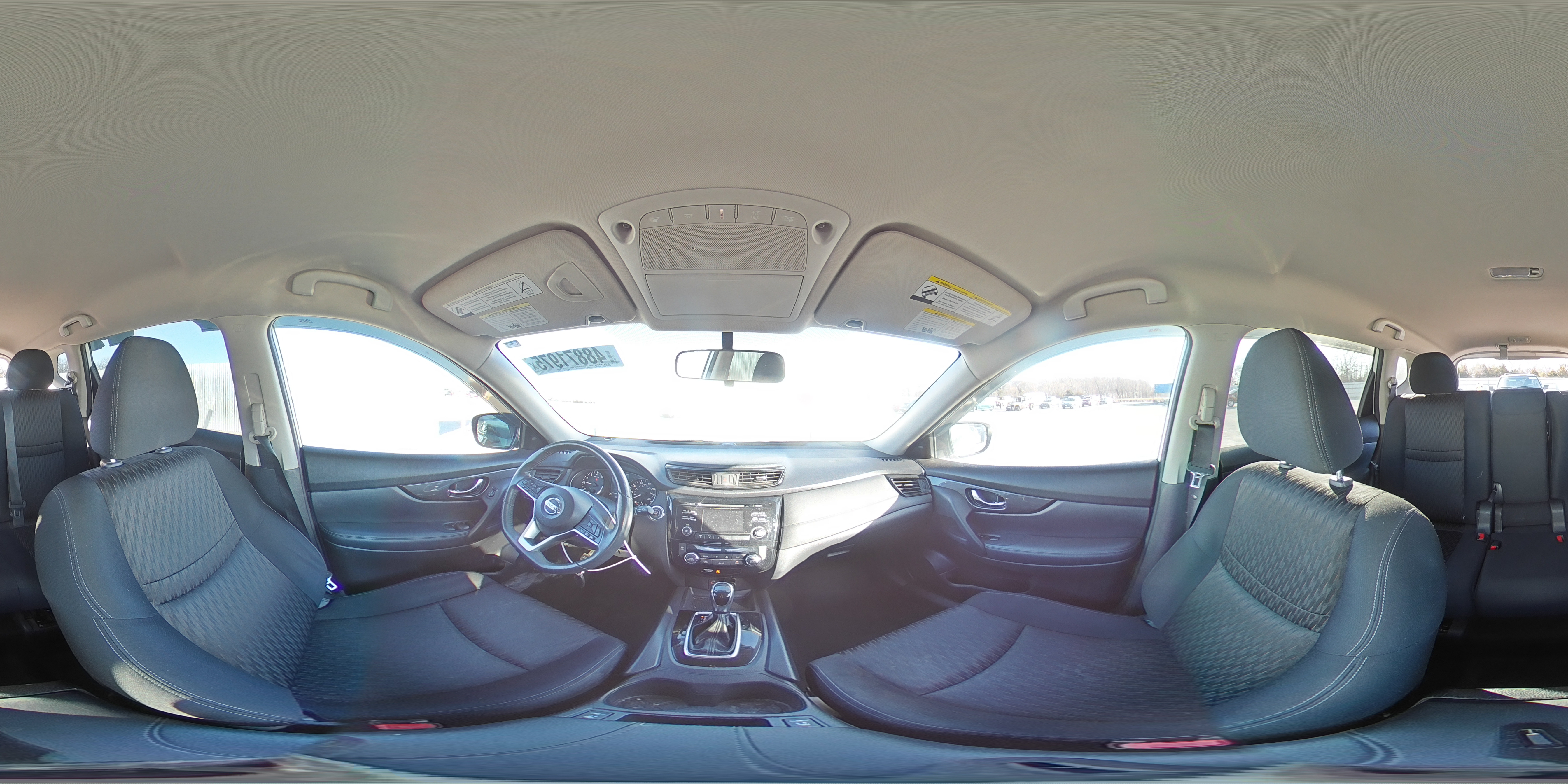 2017 Nissan Rogue VIN KNMAT2MT7HP611268 Copart auction photo, rear end / hail damage thumbnail 13