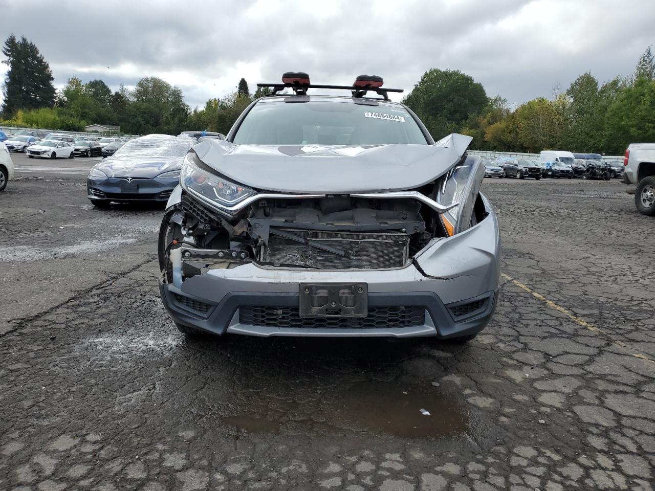 2018 Honda CR-V VIN 5J6RW6H33JL003931 Copart auction photo, front end damage thumbnail 5