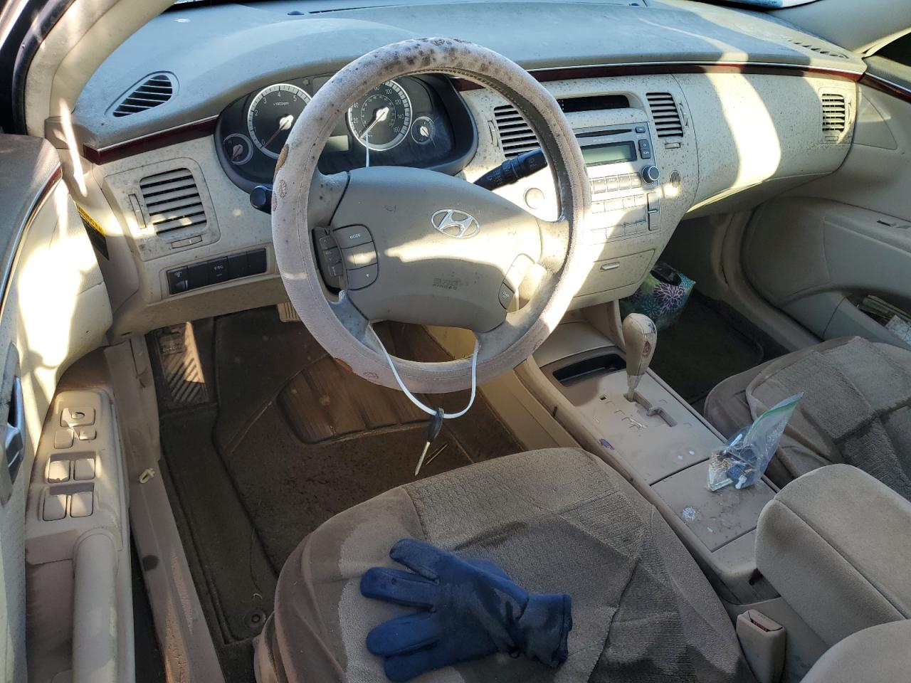 2007 Hyundai Azera VIN KMHFC46F07A184036 Copart auction photo, water/flood damage thumbnail 8