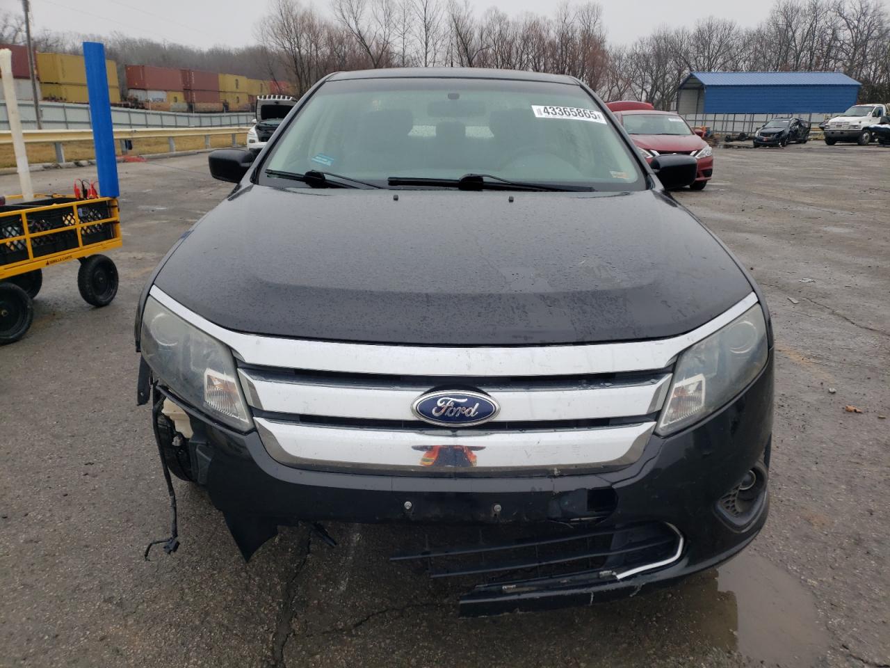 2012 Ford Fusion VIN 3FAHP0HA3CR205575 Copart auction photo, front end / side damage thumbnail 5