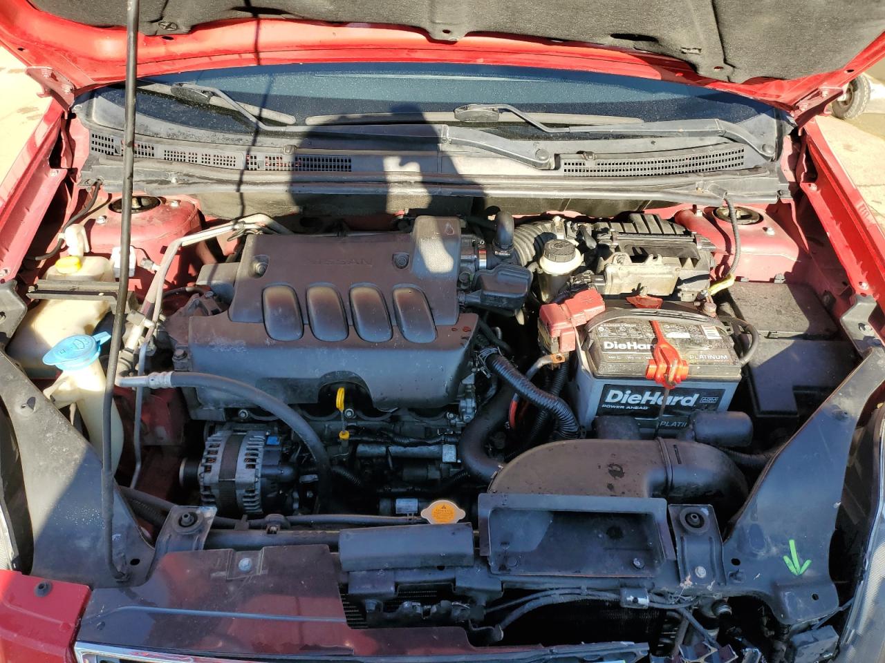 2012 Nissan Sentra VIN 3N1AB6AP7CL651522 Copart auction photo, front end damage thumbnail 11
