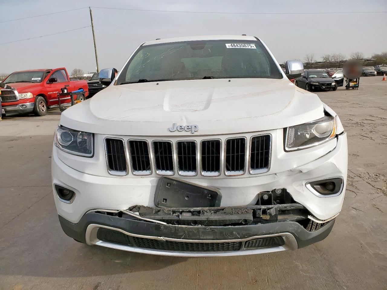 2016 Jeep Grand Cherokee VIN 1C4RJEBG1GC320867 Copart auction photo, front end damage thumbnail 5