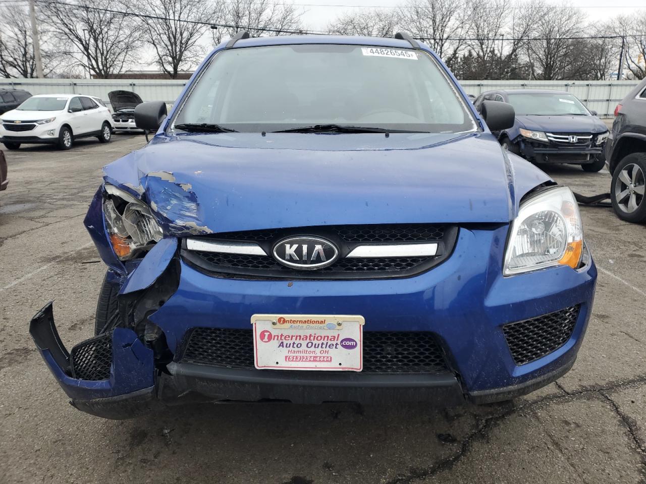 2009 KIA Sportage VIN KNDJE723497583196 Copart auction photo, front end damage thumbnail 5