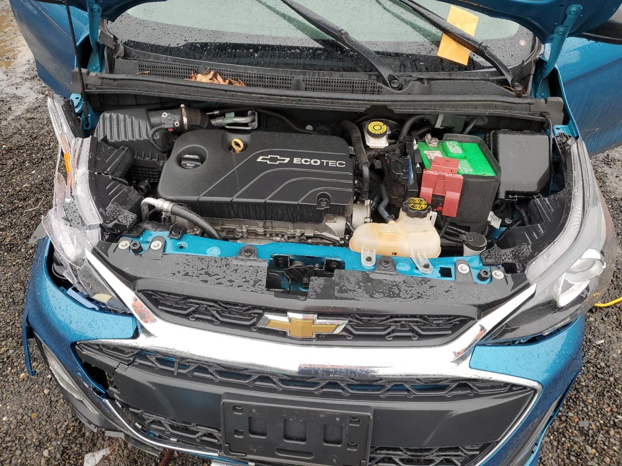 2020 Chevrolet Spark VIN KL8CB6SAXLC418867 Copart auction photo, front end / undercarriage damage thumbnail 13