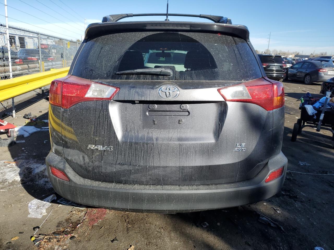 2014 Toyota RAV 4 VIN JTMBFREVXED094050 Copart auction photo, front end / hail damage thumbnail 6