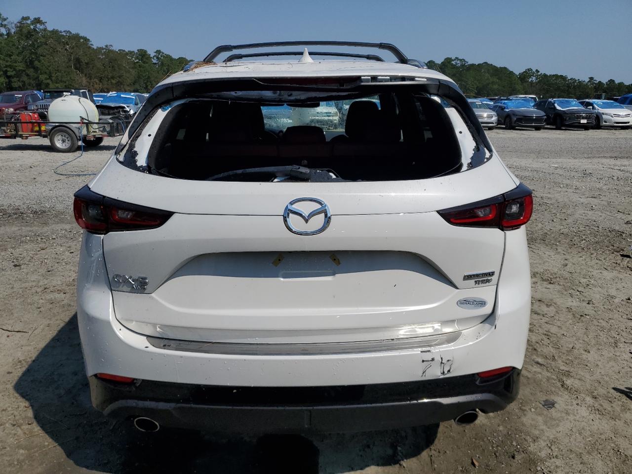 2024 Mazda CX-5 VIN JM3KFBAY5R0403323 Copart auction photo, hail damage thumbnail 6