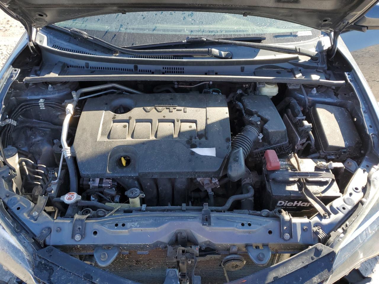 2017 Toyota Corolla VIN 2T1BURHE0HC825779 Copart auction photo, all over damage thumbnail 12