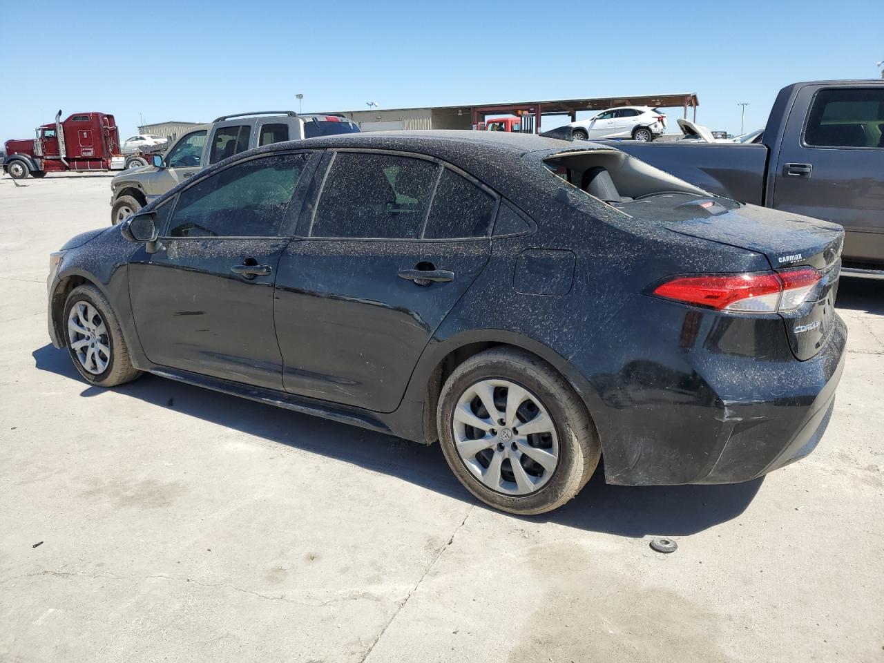 2022 Toyota Corolla VIN 5YFEPMAE0NP313274 Copart auction photo, front end / hail damage thumbnail 2