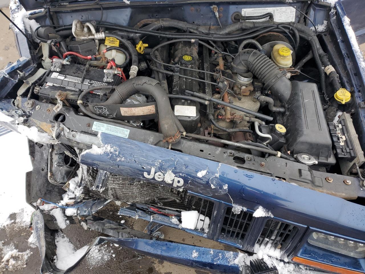 2001 Jeep Grand Cherokee VIN 1J4FF48S41L501313 Copart auction photo, front end / side damage thumbnail 14