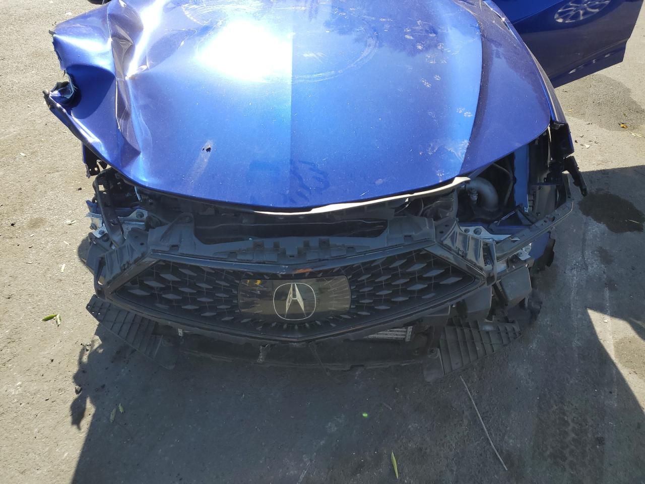 2021 Acura TLX VIN 19UUB6F57MA009183 Copart auction photo, front end / side damage thumbnail 12