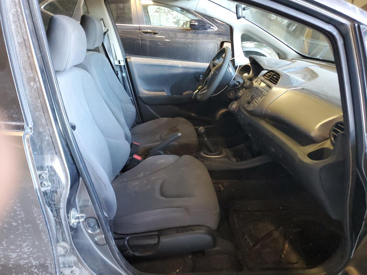 2013 Honda Fit VIN JHMGE8G3XDC052155 Copart auction photo, side / front end damage thumbnail 7