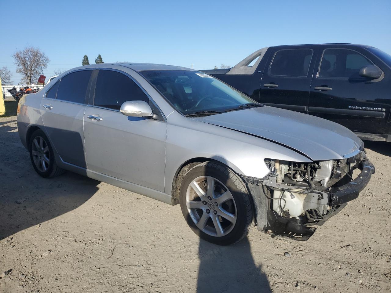 2005 Acura TSX VIN JH4CL96985C018832 Copart auction photo, front end / rear end damage thumbnail 4