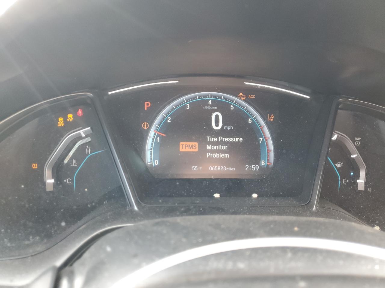 2019 Honda Civic VIN SHHFK7H6XKU208508 Copart auction photo, front end / side damage thumbnail 9
