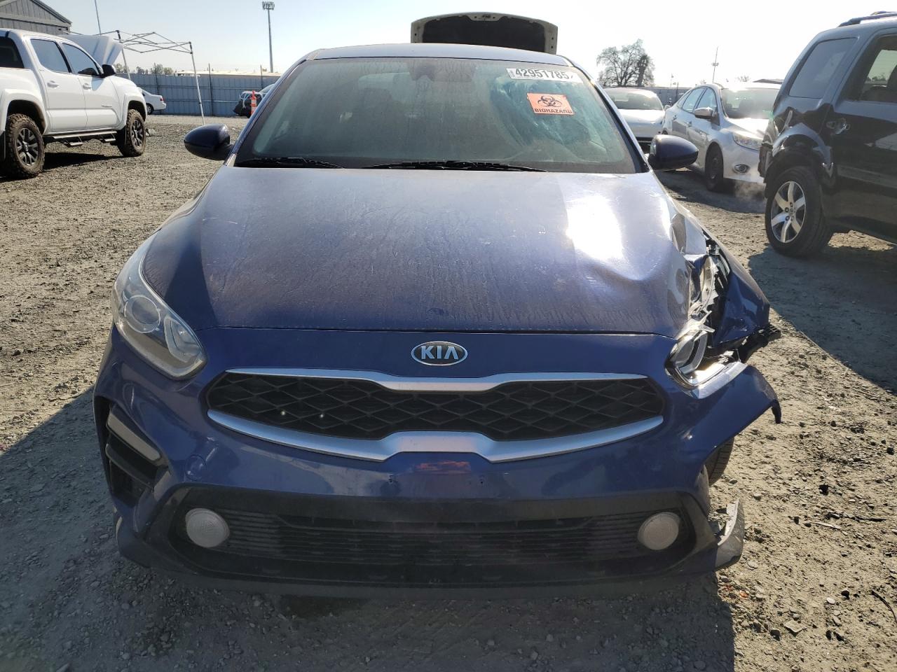 2021 KIA Forte VIN 3KPF24AD8ME267638 Copart auction photo, front end damage thumbnail 5