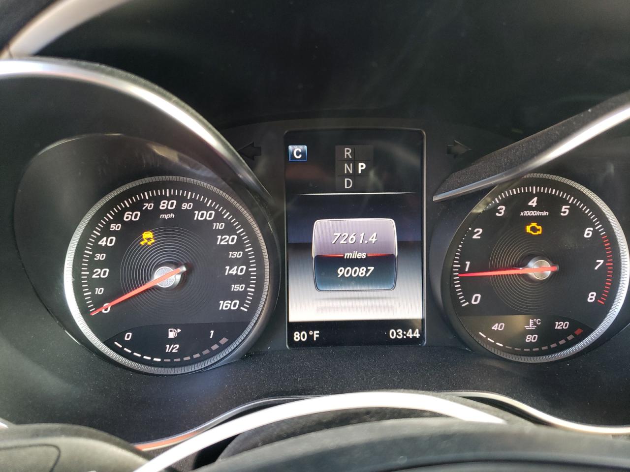 2017 Mercedes-Benz GLC VIN WDC0G4KB3HV006742 Copart auction photo, front end / side damage thumbnail 9