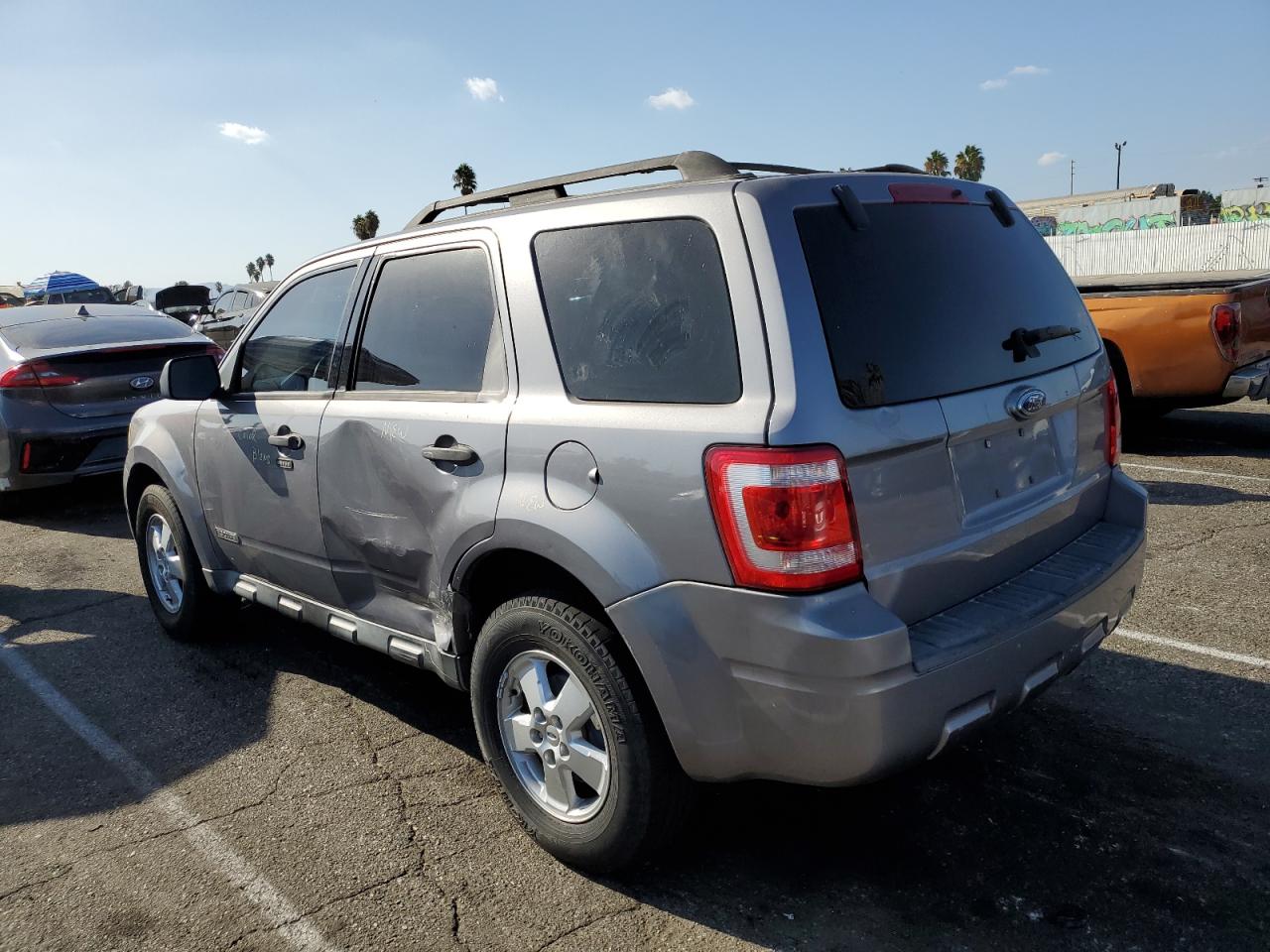 2008 Ford Escape VIN 1FMCU03168KA67428 Copart auction photo, side / minor dent/scratches damage thumbnail 2