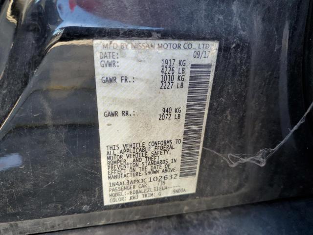 2018 Nissan Altima VIN 1N4AL3APXJC102632 Copart auction photo, front end damage thumbnail 10