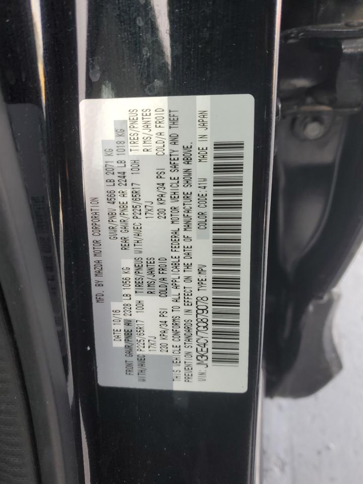2016 Mazda CX-5 VIN JM3KE4CY7G0879078 Copart auction photo, front end / rear end damage thumbnail 13